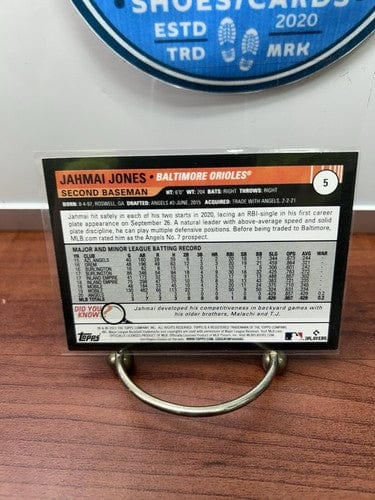 Cheap Sneaks Footwear/Sports Cards Baseball Card 2021 Topps Big League Orange Jahmai Jones #5 Baltimore Orioles RC