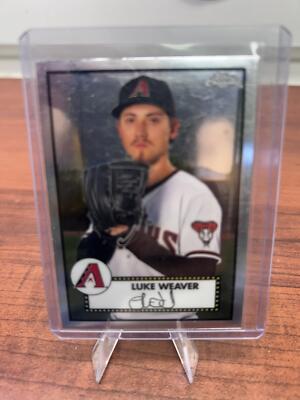 Cheap Sneaks Footwear/Sports Cards Baseball Card 2021 Topps Chrome Platinum Anniversary #448 Luke Weaver