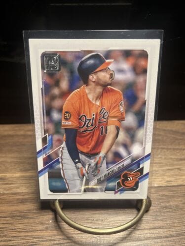 Cheap Sneaks Footwear/Sports Cards Baseball Card 2021 Topps Series 2 Base #573 Trey Mancini - Baltimore Orioles