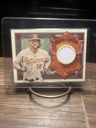 Cheap Sneaks Footwear/Sports Cards Baseball Card 2022 Allen & Ginter TREY MANCINI Allen & Ginter Relic - ORIOLES- #AGRA