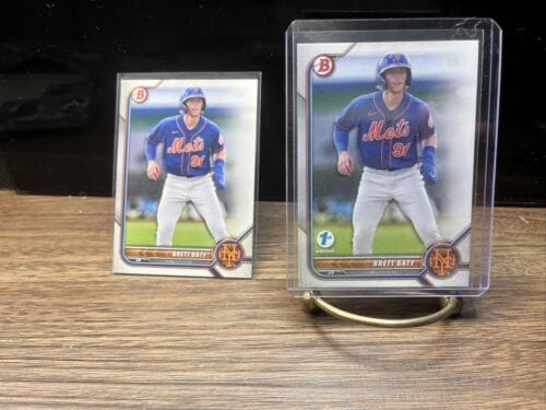 Cheap Sneaks Footwear/Sports Cards Baseball Card 2022 Bowman 1st Edition #BPPF-5 Brett Baty  New York Mets + 2022 Bowma