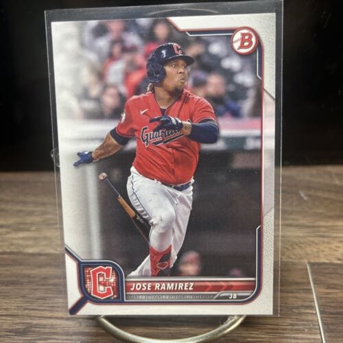 Cheap Sneaks Footwear/Sports Cards Baseball Card 2022 Bowman Base #67 Jose Ramirez - Cleveland Guardians