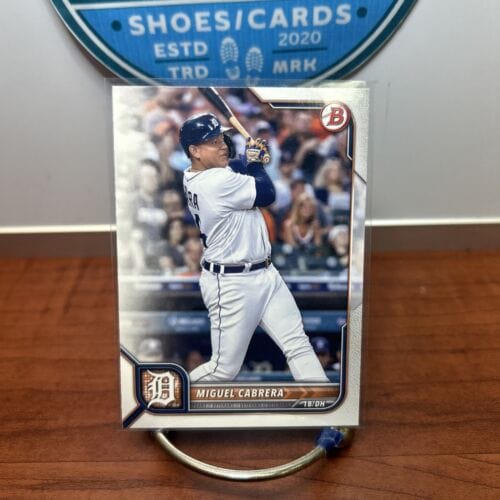 Cheap Sneaks Footwear/Sports Cards Baseball Card 2022 Bowman Baseball # 27 Miguel Cabrera Detroit Tigers Card# 50 Futur