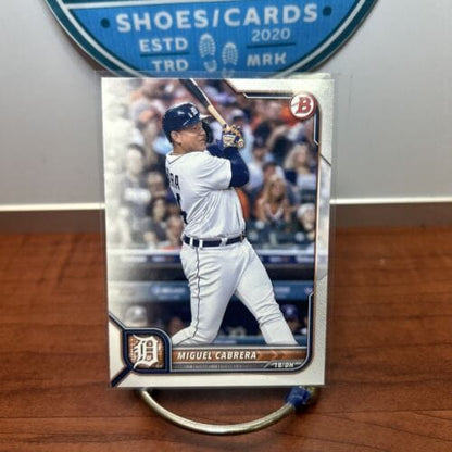 Cheap Sneaks Footwear/Sports Cards Baseball Card 2022 Bowman Baseball # 27 Miguel Cabrera Detroit Tigers Card# 50 Futur