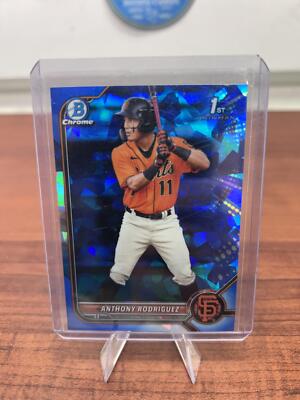 Cheap Sneaks Footwear/Sports Cards Baseball Card 2022 Bowman #BCP-26 Anthony Rodriguez Chrome Prospects Atomic Refracto