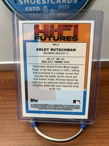 Cheap Sneaks Footwear/Sports Cards Baseball Card 2022 BOWMAN CHROME ADLEY RUTSCHMAN "Hi-Fi FUTURES" Insert #HIFI-3 - OR