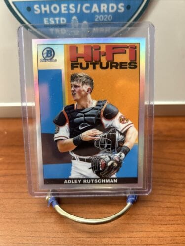 Cheap Sneaks Footwear/Sports Cards Baseball Card 2022 BOWMAN CHROME ADLEY RUTSCHMAN "Hi-Fi FUTURES" Insert #HIFI-3 - OR