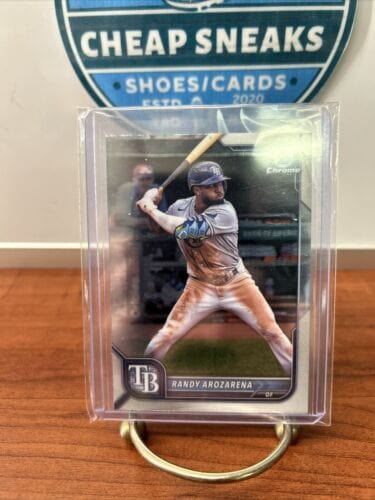 Cheap Sneaks Footwear/Sports Cards Baseball Card 2022 Bowman Chrome Base #82 Randy Arozarena - Tampa Bay Rays