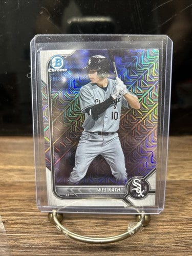 Cheap Sneaks Footwear/Sports Cards Baseball Card 2022  Bowman Chrome #BCP-204 Prospects Mojo Refractor Wes Kath White S