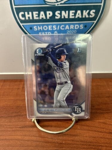Cheap Sneaks Footwear/Sports Cards Baseball Card 2022 Bowman Chrome Curtis Mead 1st Bowman Prospect #BCP-10