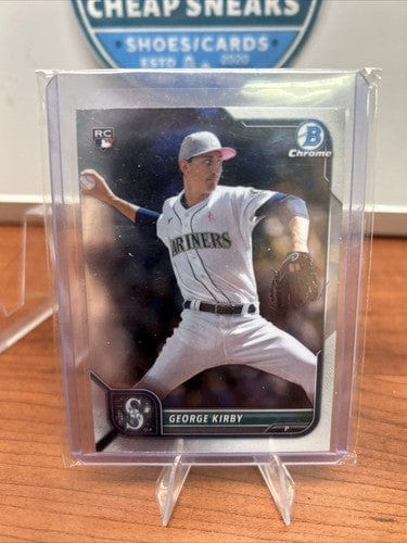 Cheap Sneaks Footwear/Sports Cards Baseball Card 2022 Bowman Chrome George Kirby #34 Rookie Seattle Mariners