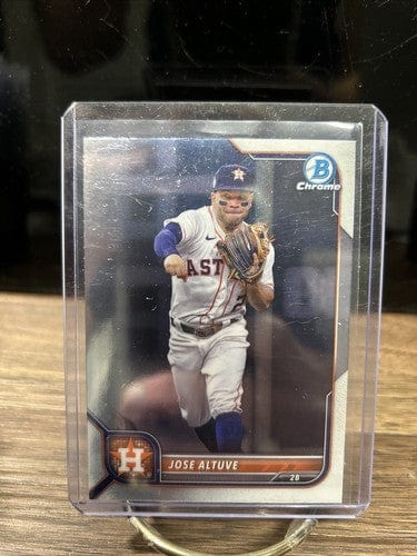 Cheap Sneaks Footwear/Sports Cards Baseball Card 2022 Bowman Chrome Jose Altuve Card #9 Houston Astros