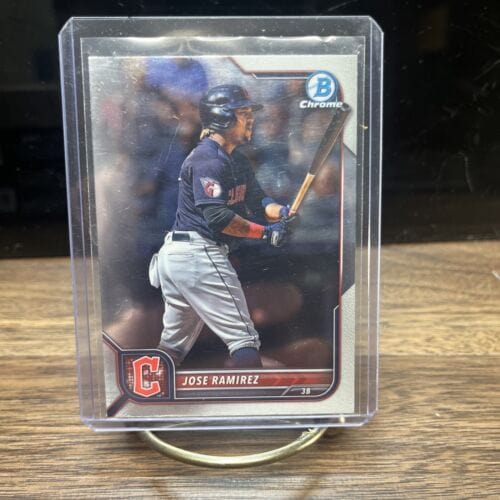Cheap Sneaks Footwear/Sports Cards Baseball Card 2022 Bowman Chrome JOSE RAMIREZ #63 Cleveland Guardians