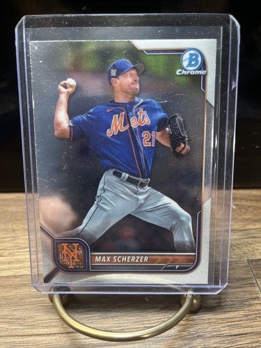 Cheap Sneaks Footwear/Sports Cards Baseball Card 2022 Bowman Chrome Max Scherzer New York Mets #62