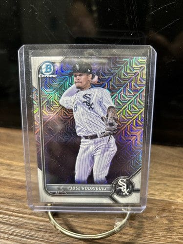 Cheap Sneaks Footwear/Sports Cards Baseball Card 2022 Bowman Chrome Mojo Refractor #BCP-185 Jose Rodriguez Chicago Whit