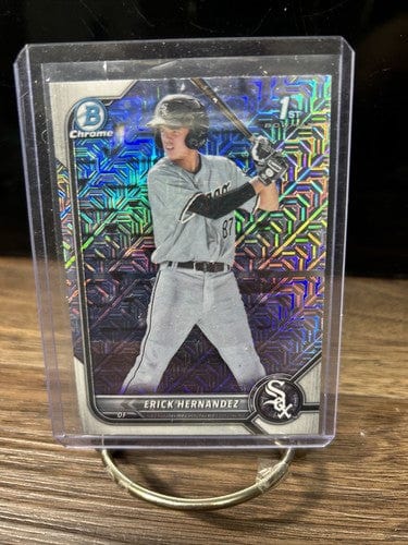 Cheap Sneaks Footwear/Sports Cards Baseball Card 2022 Bowman Chrome Mojo Refractor Erick Hernandez #BCP-181