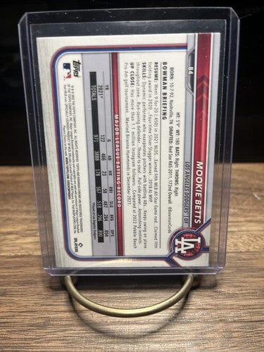 Cheap Sneaks Footwear/Sports Cards Baseball Card 2022 Bowman Chrome MOOKIE BETTS Base #84 Los Angeles Dodgers