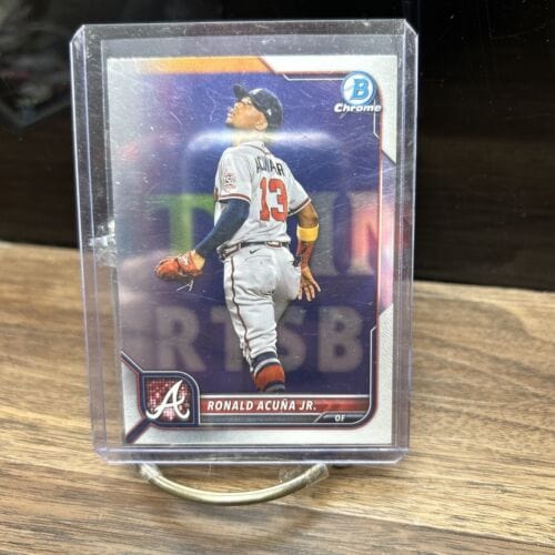 Cheap Sneaks Footwear/Sports Cards Baseball Card 2022 Bowman Chrome Ronald Acuna Jr #58 Atlanta Braves Future HOF LEGEN
