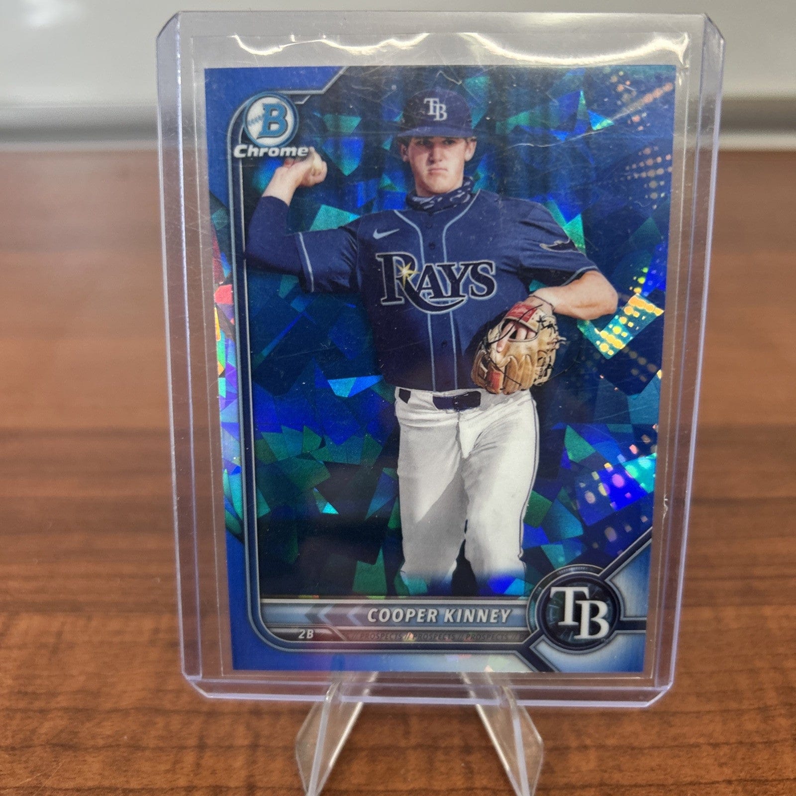 Cheap Sneaks Footwear/Sports Cards Baseball Card 2022 Bowman Chrome Sapphire Cooper Kinney #BCP-54 Tampa Bay Rays