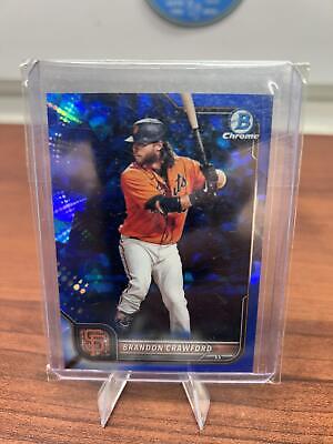 Cheap Sneaks Footwear/Sports Cards Baseball Card 2022 Bowman Chrome Sapphire Edition #75 Brandon Crawford