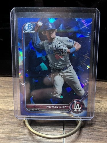 Cheap Sneaks Footwear/Sports Cards Baseball Card 2022 Bowman Chrome Sapphire Wilman Diaz Los Angeles Dodgers #BCP-239