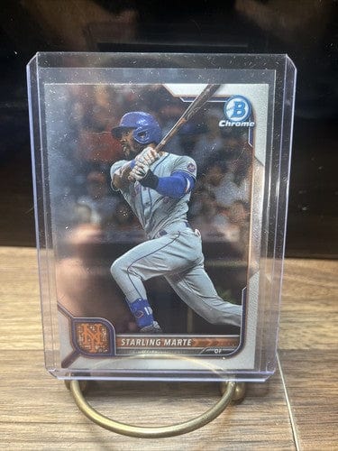 Cheap Sneaks Footwear/Sports Cards Baseball Card 2022 Bowman Chrome Starling Marte New York Mets #97