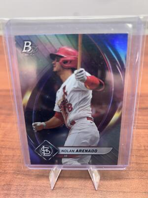 Cheap Sneaks Footwear/Sports Cards Baseball Card 2022 Bowman Platinum #43 Nolan Arenado