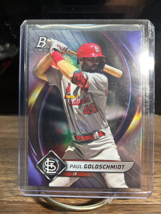 Cheap Sneaks Footwear/Sports Cards Baseball Card 2022 Bowman Platinum #88 Paul Goldschmidt    St. Louis Cardinals