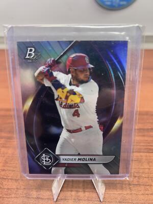 Cheap Sneaks Footwear/Sports Cards Baseball Card 2022 Bowman Platinum #93 Yadier Molina