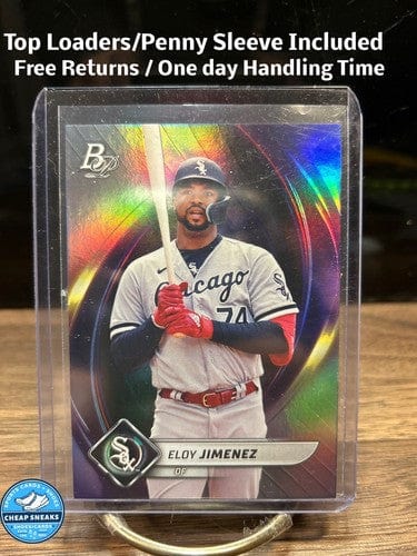Cheap Sneaks Footwear/Sports Cards Baseball Card 2022 Bowman Platinum Elloy Jimenez Chicago White Sox Baseball Card # 9