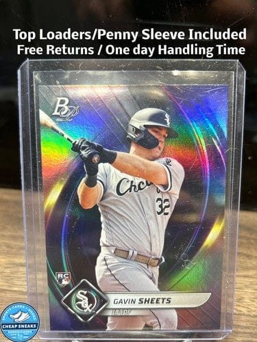Cheap Sneaks Footwear/Sports Cards Baseball Card 2022 Bowman Platinum Gavin Sheets Chicago White Sox Baseball Card #37