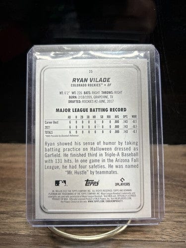 Cheap Sneaks Footwear/Sports Cards Baseball Card 2022 Bowman Platinum Green 19/99 RYAN VILADE #25 Rookie RC