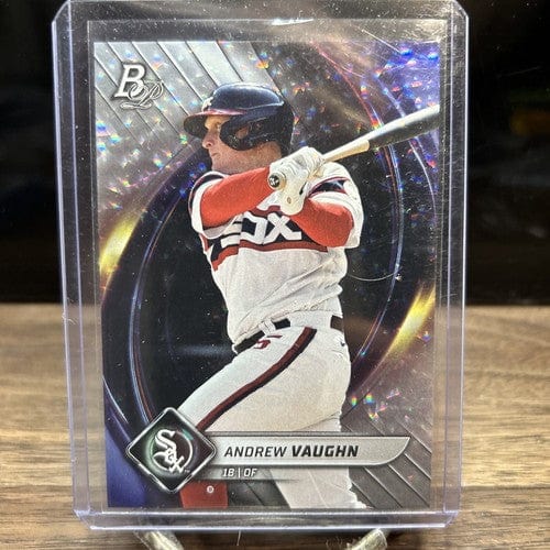 Cheap Sneaks Footwear/Sports Cards Baseball Card 2022 Bowman Platinum Ice Foil Andrew Vaughn Chicago White Sox Baseball