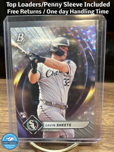 Cheap Sneaks Footwear/Sports Cards Baseball Card 2022 Bowman Platinum Ice Foil Gavin Sheets Chicago White Sox Baseball