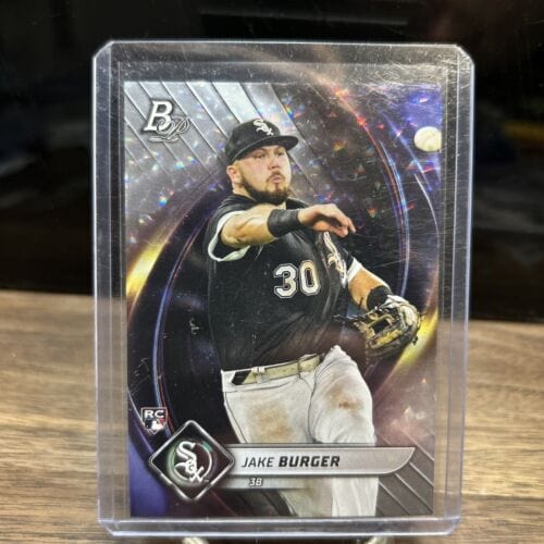 Cheap Sneaks Footwear/Sports Cards Baseball Card 2022 Bowman Platinum Ice Foil Jake Burger Chicago White Sox Baseball C