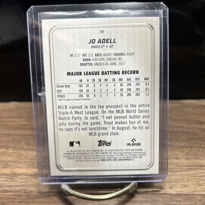 Cheap Sneaks Footwear/Sports Cards Baseball Card 2022 Bowman Platinum Ice Foilboard Jo Adell 49