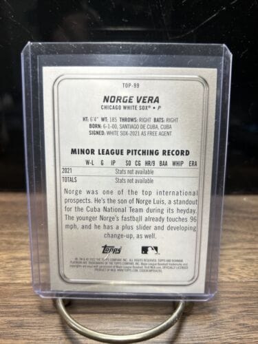 Cheap Sneaks Footwear/Sports Cards Baseball Card 2022 Bowman Platinum Ice Norge Vera Chicago White Sox Baseball Prospec