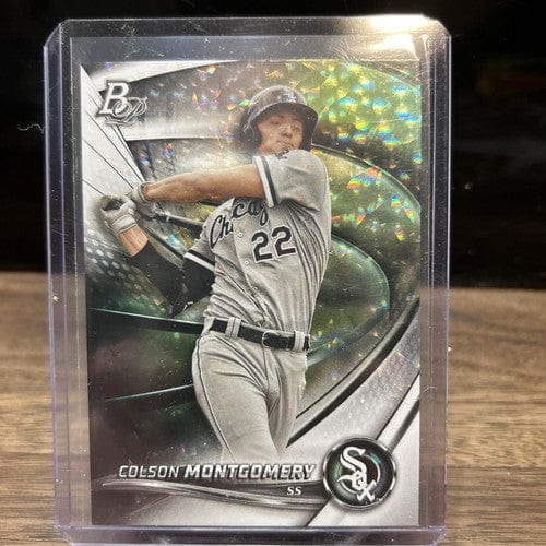 Cheap Sneaks Footwear/Sports Cards Baseball Card 2022 Bowman Platinum IceFoil Colson Montgomery Chicago White Sox Prosp