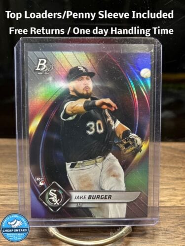Cheap Sneaks Footwear/Sports Cards Baseball Card 2022 Bowman Platinum Jake Burger Chicago White Sox Baseball Card #82