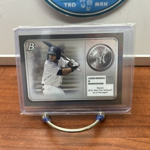 Cheap Sneaks Footwear/Sports Cards Baseball Card 2022 Bowman Platinum Jasson Dominguez RC Minted In Merit New York Yank