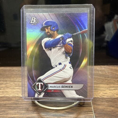 Cheap Sneaks Footwear/Sports Cards Baseball Card 2022 Bowman Platinum Marcus Semien Texas Rangers Baseball Card  #64