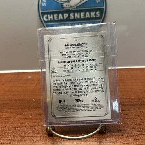 Cheap Sneaks Footwear/Sports Cards Baseball Card 2022 Bowman Platinum MJ Melendez #85 RC Royals Rookie