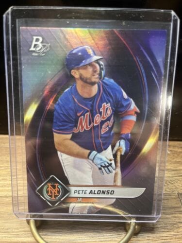 Cheap Sneaks Footwear/Sports Cards Baseball Card 2022 Bowman Platinum Pete Alonso #65 New York Mets