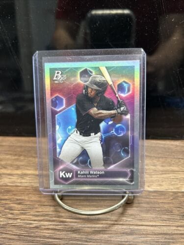 Cheap Sneaks Footwear/Sports Cards Baseball Card 2022 Bowman Platinum Precious Elements Kahlil Watson #PE-8 Marlins