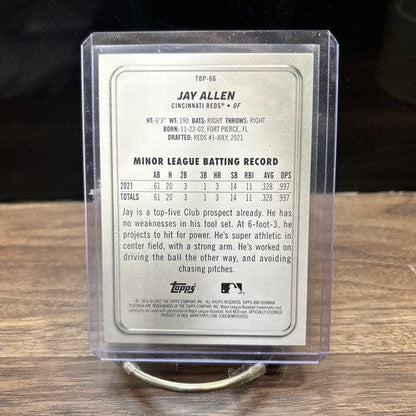 Cheap Sneaks Footwear/Sports Cards Baseball Card 2022 Bowman Platinum Prospect Jay Allen Cincinnati Reds #TOP-66