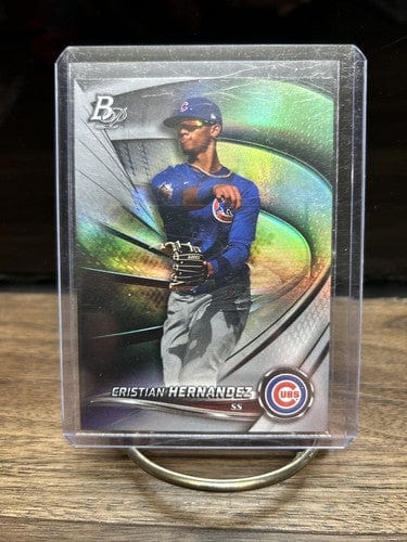 Cheap Sneaks Footwear/Sports Cards Baseball Card 2022 Bowman Platinum Top Prospect Cristian Hernandez TOP-9 Chicago Cub