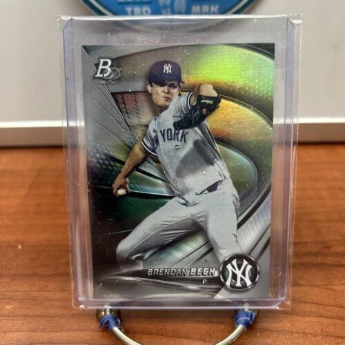 Cheap Sneaks Footwear/Sports Cards Baseball Card 2022 Bowman Platinum Top Prospects Brendan Beck New York Yankees #TOP-