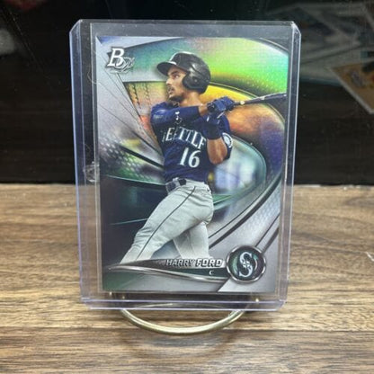 Cheap Sneaks Footwear/Sports Cards Baseball Card 2022 Bowman Platinum Top Prospects #TOP-40 Harry Ford Seattle Mariners