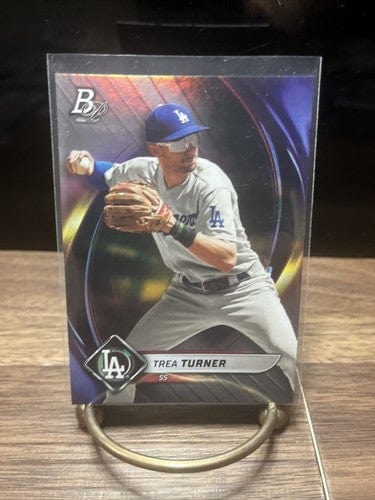 Cheap Sneaks Footwear/Sports Cards Baseball Card 2022 Bowman Platinum Trea Turner Los Angeles Dodgers #8