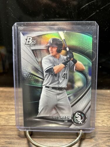 Cheap Sneaks Footwear/Sports Cards Baseball Card 2022 Bowman Platinum Wes Kath Chicago White Sox Baseball Prospect #Top